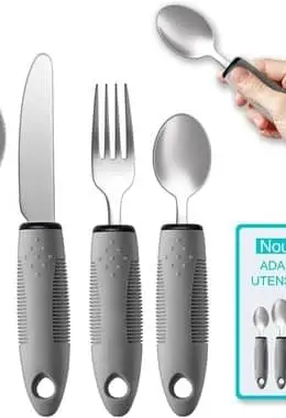Adaptive Utensils 4pcs For Hand Tremors
