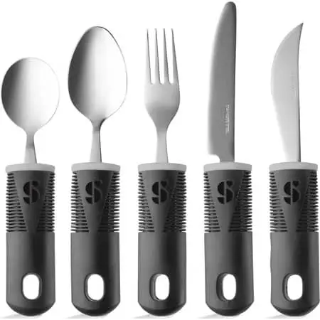 Adaptive Utensils 5-Piece Kitchen Set Wide